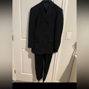 Giorgio Cosani Black Italian Suit (Suit and Pants)